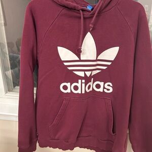 Adidas Burgundy Hoodie